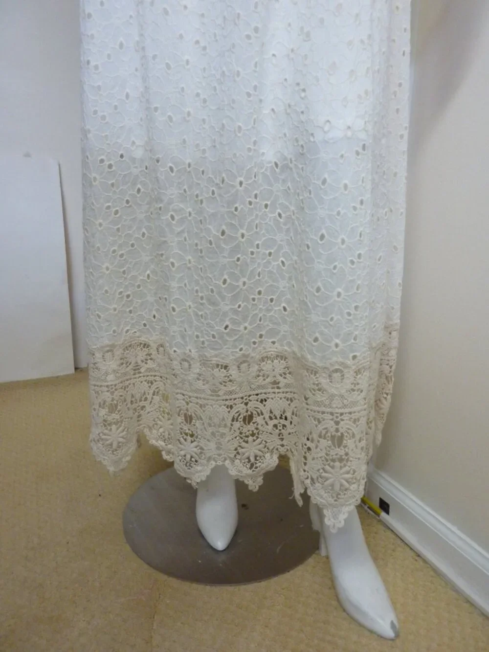 Johnny Was Natural Nydia Applique Tank Dress Slip - Picture 11 of 12